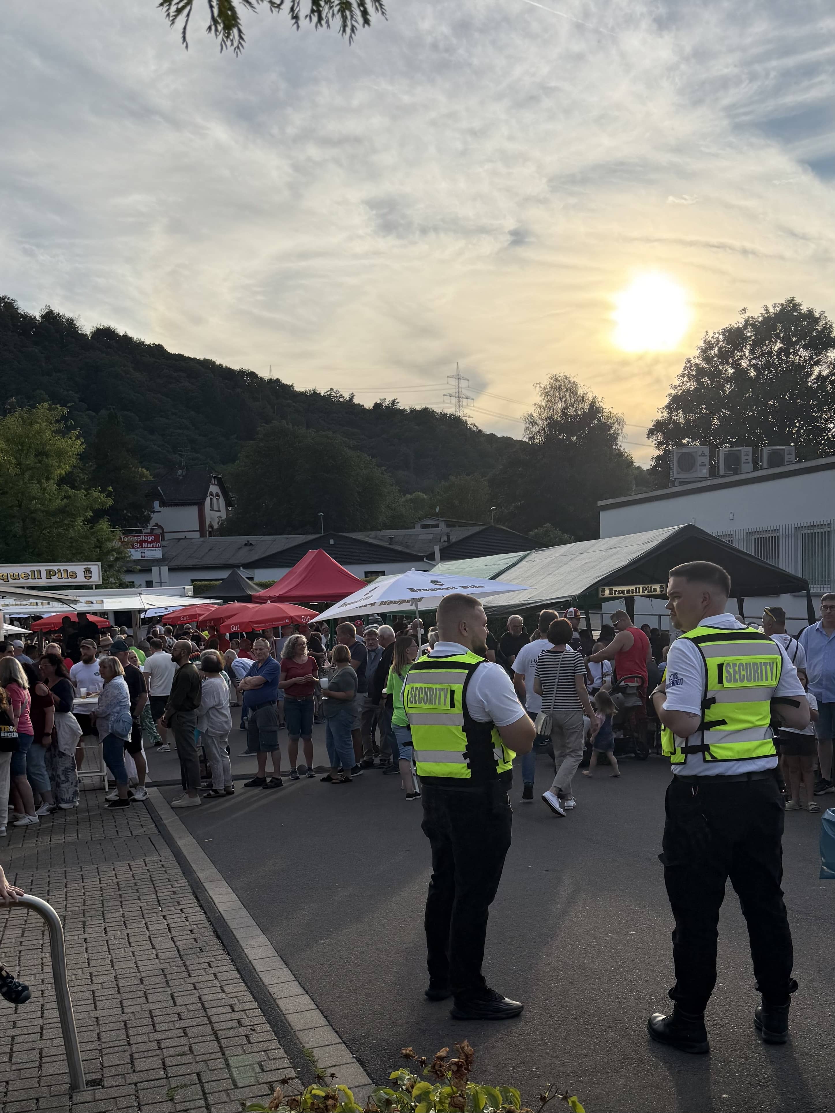KVS Sicherheit beim Kreiselfest in Eiserfeld